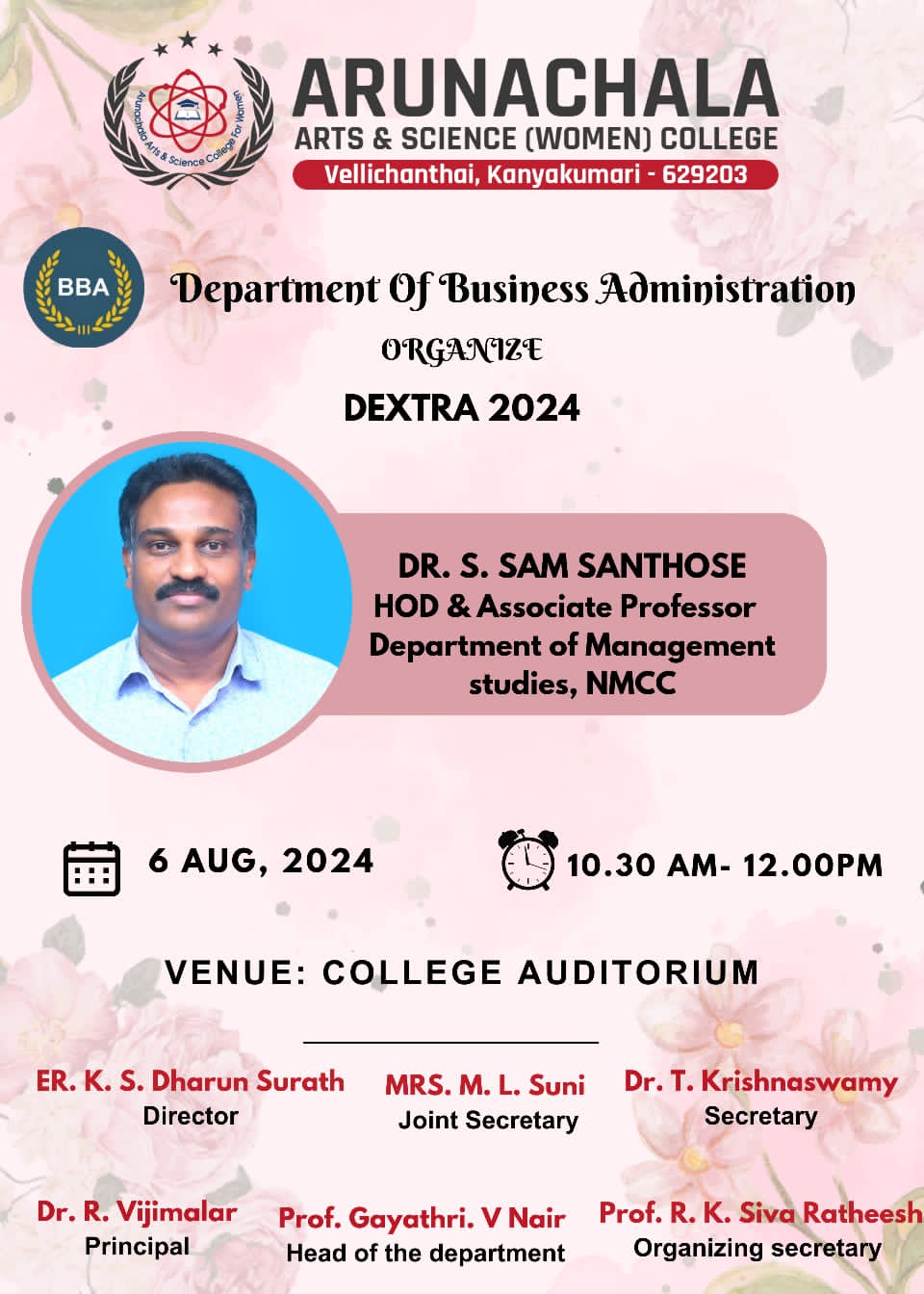 Department of Business Administration organizes DEXTRA 2024