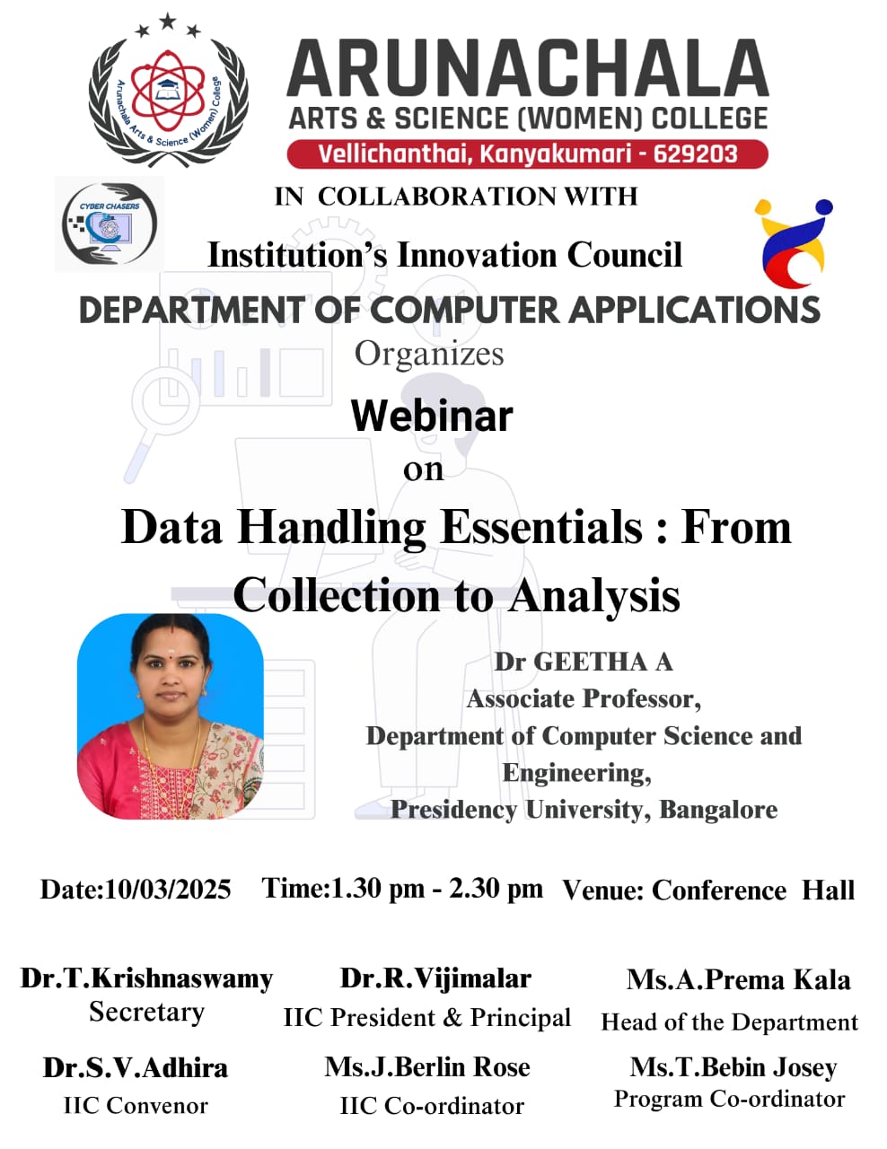 Webinar on Data Handling Essentials: From Collection to Analysis 
