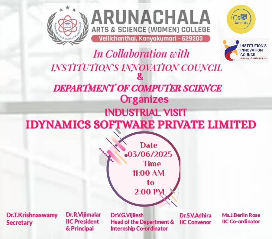 💻 Industrial Visit to IDynamics Software Private Limited 🏢 